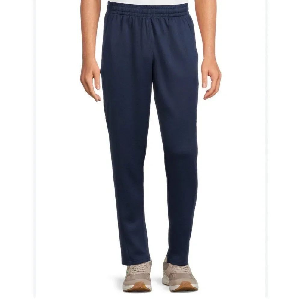 Athletic Dri-Works Men Navy Track Pant With Ankle Zip Size 3XL (48-50)